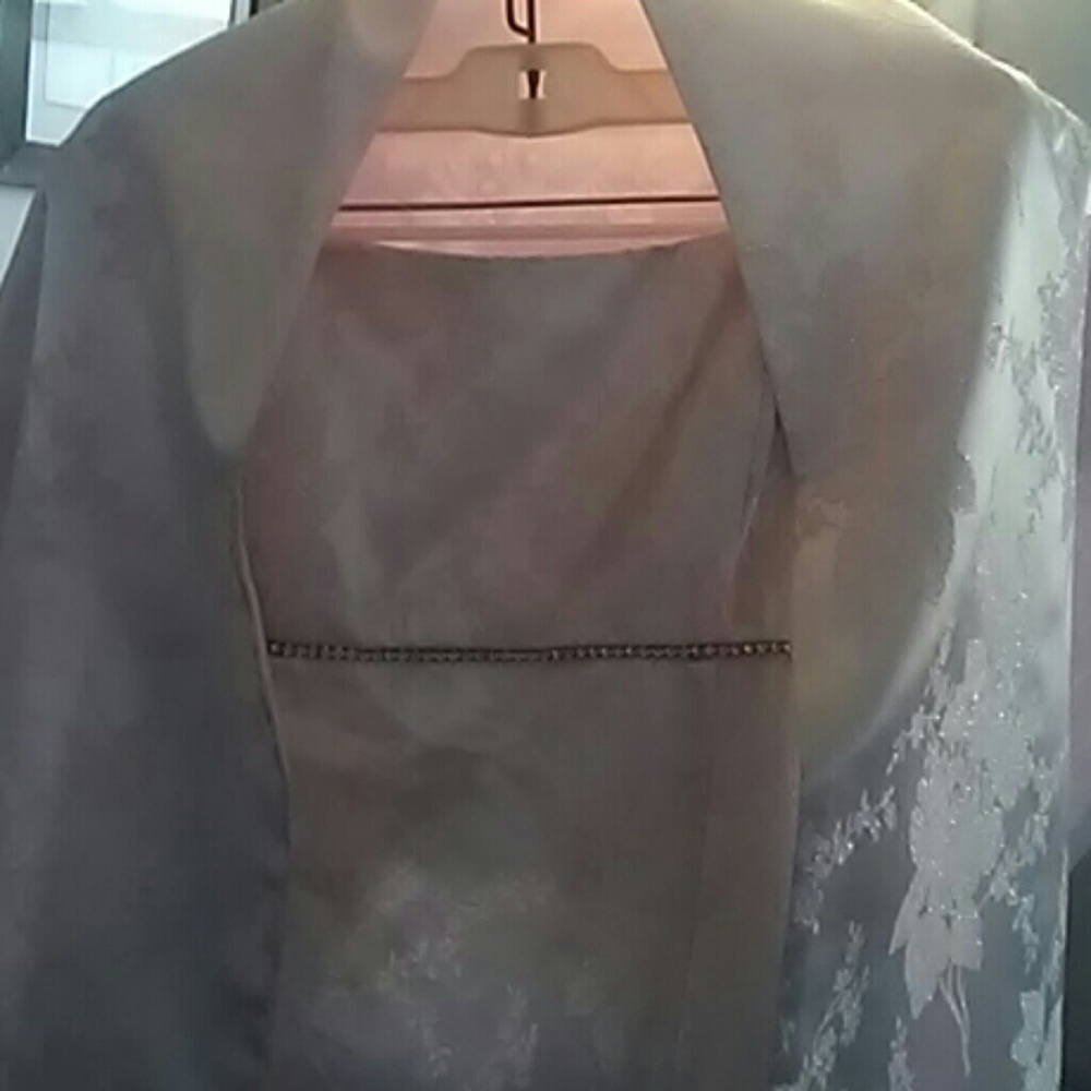 Ladies Jump Gown with Shoulder Wrap